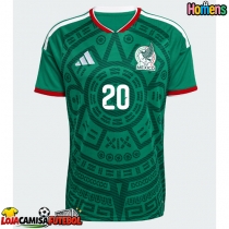 Camisa de Futebol México Henry Martin #20 Equipamento Principal Mundo 2026 Manga Curta
